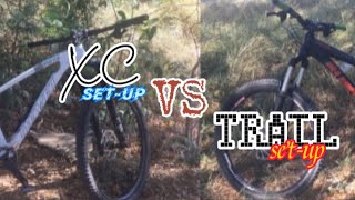 XC vs TRAIL Bike Setup [upl. by Nanek]