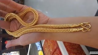 Latest Long Gold Chain Designs 202122 [upl. by Gnouhk]