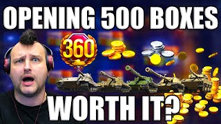 OPENING 500 LARGE BOXES  Still Great Value  Holiday Ops 2024 WoT [upl. by Nnyl]