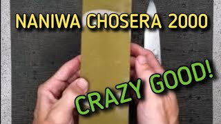 Naniwa Chosera Professional 2000 Grit Whetstone Knives and Sharpening [upl. by Aube]