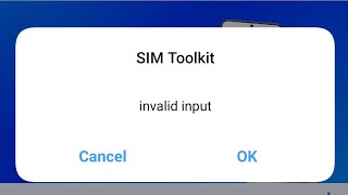 SIM TOOLKIT PROBLEM SOLVE WITHOUT APP 101working Android 12 Version Solution [upl. by Cohen]