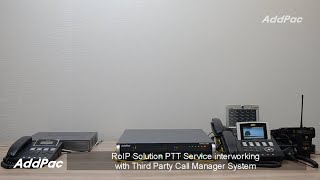 RoIP Solution PTT Service interworking with Third Party Call Manager SystemPTT서드파티 SIP 콜매니저 PTT그룹콜 [upl. by Aseeram]