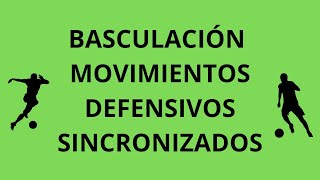 BASCULACIÓN MOVIMIENTOS DEFENSIVOS SINCRONIZADOS [upl. by Annawd]