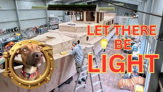 Boat Building Let there be light Building Dragonfly E 54 [upl. by Otreblide]