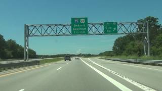 Michigan  Interstate 475 North  Mile Marker 10 to 17 [upl. by Sydelle]