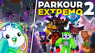 HICE EL EVENTO DE PARKOUR EXTREMO 2 PARA STREAMERS [upl. by Jsandye]