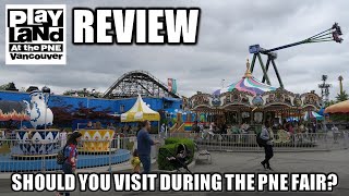 PNE Playland Review Vancouver Amusement Park  Should You Visit During the PNE Fair [upl. by Chelsea282]