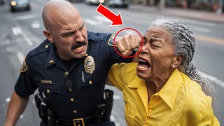 Racist Cop Punches Old BLACK Woman Finds Out Shes FBI [upl. by Noirda229]