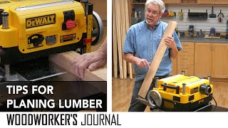 Tips for Planing Wood with the DeWalt DW735x Planer [upl. by Winikka]