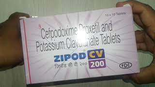 ZIPOD CV 200 Tablets review in Hindi [upl. by Laamaj896]