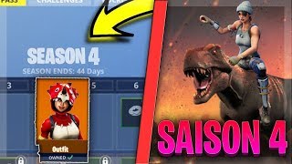 LE THEME DE LA SAISON 4 ET PASSE DE COMBAT THEORIE  Fortnite [upl. by Yatnod]