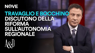 Travaglio e Bocchino discutono della riforma sullautonomia regionale  Accordi e Disaccordi [upl. by Swayne239]