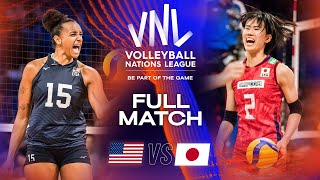 🇺🇸 USA vs 🇯🇵 JPN  Full Match  Quarter Finals  Womens VNL 2023 [upl. by Nivlak]