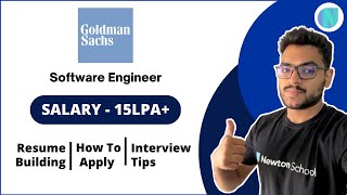 Goldman Sachs Hiring For Software Engineer FresherEXP 🔥  Salary 15 LPA  All Details Shared [upl. by Nay741]