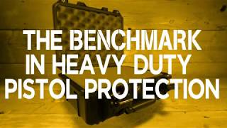 The BENCHMARK In HD Pistol Protection  Range Locker HD Pistol Case  Flambeau Outdoors [upl. by Ralli]