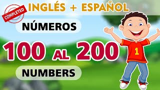 ⭐Números del 100 al 200 en Inglés y Español 🧠🙋‍♀️I Numbers 100 to 200 in English and Spanish I [upl. by Husch881]