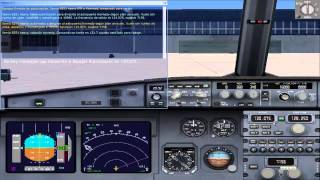 FSX  2013 Vuelo Instrumental Madrid  New York con aterrizaje por ILS Iberia Airbus 340 Part I [upl. by Nortal818]