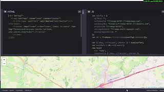 【Vuejs】realtime geolocation tracking with leaflets and firebase database [upl. by Anahgem212]