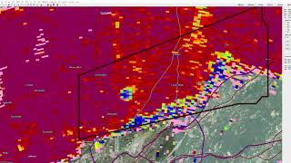 Fultondale Alabama EF3 Tornado Radar Data January 26th 2021 [upl. by Golub]