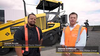 BOMAG BF600P Paver Walkaround I Porter Group x REDS [upl. by Attenaej]