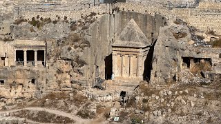 Kidron Valley Biblical Sites  Jerusalem Israel 🇮🇱 Valley of the Shadow of Death [upl. by Carlock]