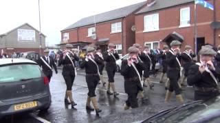 UVF Regimental Band  Memorial Parade East Belfast 2013 [upl. by Pompea]