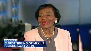 Christine King Farris the last living sibling of MLK Jr dies at 95 [upl. by Adnyl]