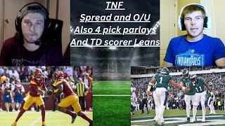 TNF Week 11 Commanders  Eagles Picks And Bets [upl. by Anait]