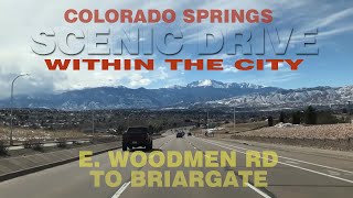 Colorado Springs Scenic Drive within the city [upl. by Yxor]