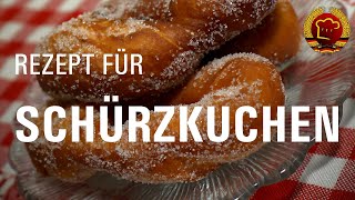 Perfekte Schürzkuchen und Pfannkuchen Berliner backen nach altem DDR Rezept für Fettgebäck Teig [upl. by Ramedlaw]