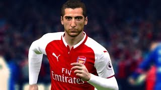 Arsenal vs Manchester United Mkhitaryan Scored a Goal 2018 Gameplay [upl. by Nylak]