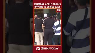 People Lineup In Long Queue To Buy iPhone 16 Series In Mumbai  India Today [upl. by Nerland]