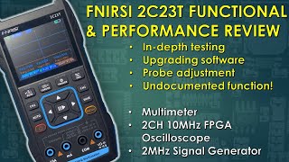 FNIRSI 2C23T Functional amp Performance Review [upl. by Bard]