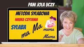 NAUKA CZYTANIA Metoda Sylabowa Sylaba quotma Maquot Lekcja 1 [upl. by Yruj426]