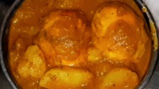 egg curry recipe 😋 gharkhana food cooking [upl. by Pembrook538]