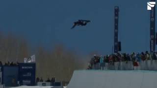 Scotty James wins Halfpipe Semifinals Burton US Open 2017 [upl. by Ardisj]