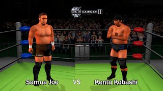 King of Colosseum II  Samoa Joe vs Kenta Kobashi [upl. by Noek595]