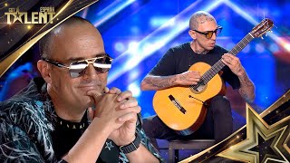 Presenta su AMOR tocando la GUITARRA de una forma especial  Audiciones 07  Got Talent España 2024 [upl. by Luemas]