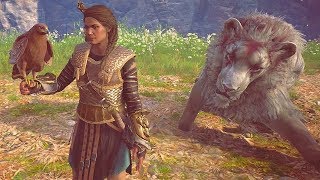 Assassins Creed Odyssey Nemean Lion  Romance Daphnae  Sinkholes of Herakles [upl. by Nibur]