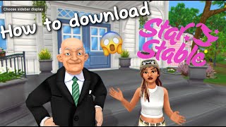 How to download StarStable 2024  ClassyErize [upl. by Yanttirb955]