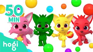 Learn Colors with Ball Pit  More｜Colors for Kids｜Hogi Colors｜Hogi Pinkfong [upl. by Suhpoelc]