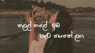 Nalal thale iba pawa sene laga  නලල් තලේ ඉඹ පෑව සෙනේ ළඟ slowed reverb [upl. by Olcott]