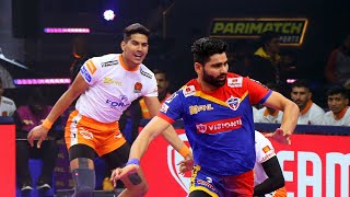 Pardeep Narwals Epic Allout Raid  Moment of the Day January 3  PKL Season 10 [upl. by Gnourt]