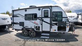 The New 2024 Winnebago Micro Minnie 1800BH [upl. by Chard]