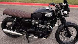 2007 Triumph Bonneville T100 Modified [upl. by Yentterb]