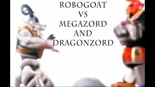 Robogoat Fight Reworked Vs Dino Megazord and Dragon Zord [upl. by Tiff]