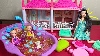 28 Minutes Satisfying Unboxing Beautiful amp Romantic Fairy Tale Castle Barbie Happy FamilyReview Toy [upl. by Morry]