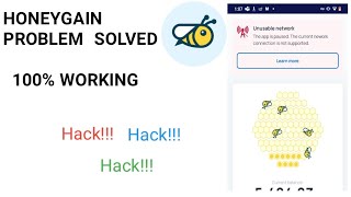 honeygain unusable network problem solved  how to solve honeygain unusable network honeygainapp [upl. by Naujat]