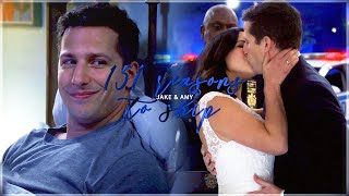 151 Reasons to ship Jake Peralta and Amy Santiago  Peraltiago [upl. by Brigham]