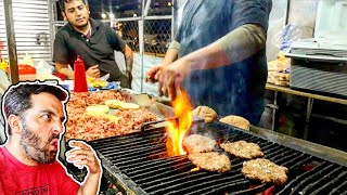 INSANE Mexican Street Food  CHEESEBURGERS amp TACOS  Charbroiled Street Burgers  San Luis Potosi [upl. by Aloivaf995]